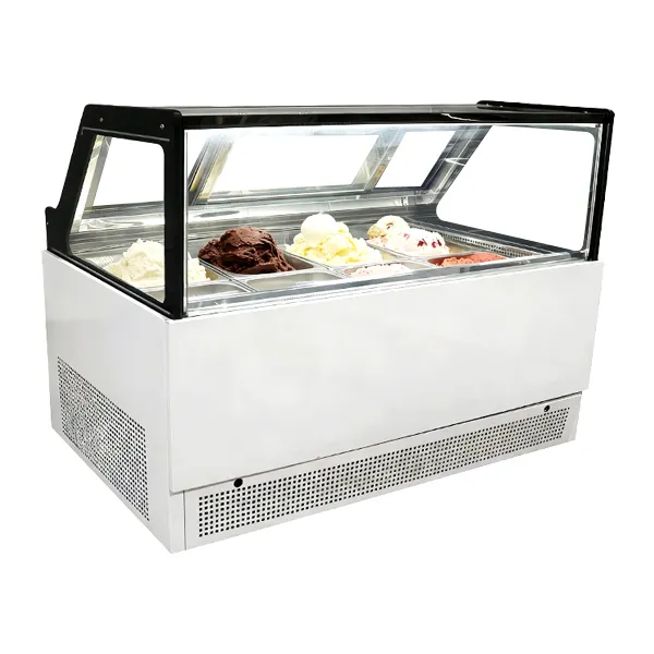 ice cream display cabinet for food store