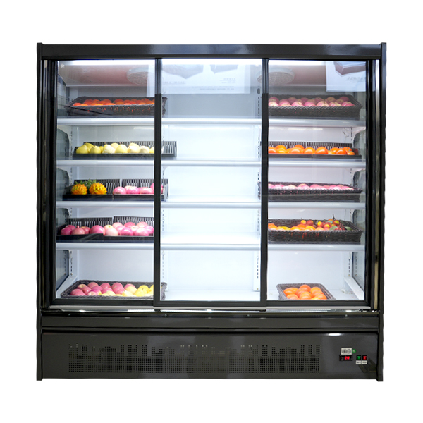 commercial open chiller for restaurant