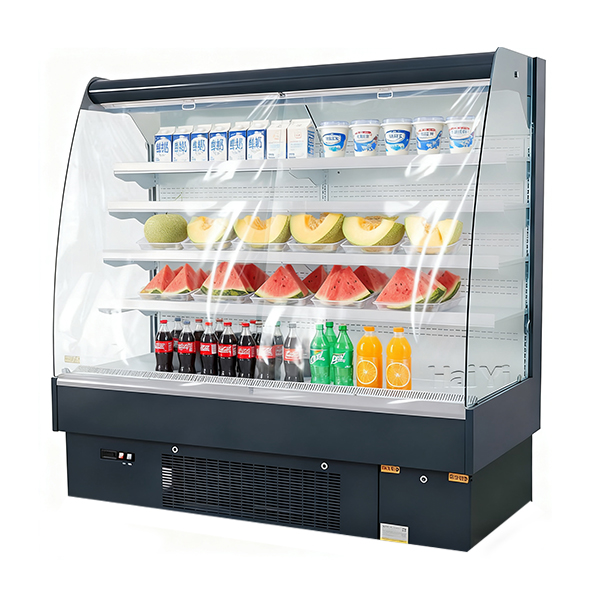 vertical open chiller for hypermarket